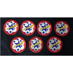 7 WWII ARMY WESTERN PACIFIC PATCHES-ORIG-MINT COND