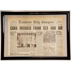 "Cuba Invaded from Sea and Air" Leonminster Daily