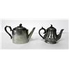 Image 1 : 2 Antique Pewter Teapots 1800's Bachelor Single Serving