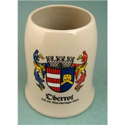 GERMAN MUG FROM THE OBERROT REGION-1983 1/2 LITRE