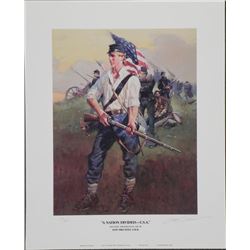 A Nation Divided USA Don Prechtel Civil War Art Print