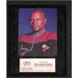 Star Trek Avery Brooks Benjamin Sisko Signed Photo Plaq