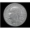 Image 2 : Gem Unc Poland 10 Zlotych - 1932 Silver Maiden Coin
