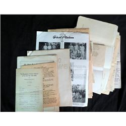 LOT OF WWI, WWII & POST WAR MILITARY DOCUMENTS