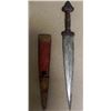 Image 1 : OLD AFRICAN TRIBAL DAGGER & LEATHER SHEATH