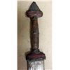 Image 3 : OLD AFRICAN TRIBAL DAGGER & LEATHER SHEATH