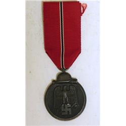 ORIGINAL NAZI RUSSIAN FRONT MEDAL & RIBBON-1941/42