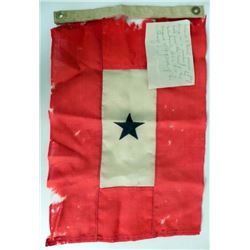 WWI Service Flag ID'd with Note