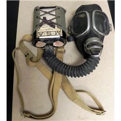 FULL GMA-1 GASMASK, CARRIER & CANNISTER VIETNAM