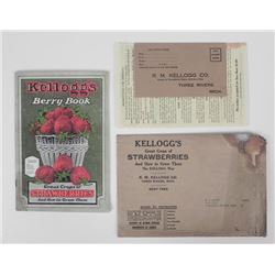 1927 R.M. Kellogg Strawberry Growers Booklet Vintage