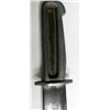 Image 2 : OLD METAL CAST GRIP BOWIE KNIFE-INDENTED GRIP