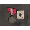 Image 1 : US NATIONAL DEFENSE MEDAL & SMALL 25 YR PIN-SS