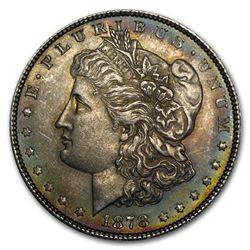 1878 Morgan Dollar 7/8 Tailfeathers AU Strong