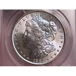 1886 Morgan Dollar Ch MS64+ PCGS. REGRADE AS MS-65?