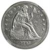 Image 2 : 1845 Liberty Seated Dollar Extra Fine-45 NGC