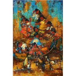 Poko Petek, Oil on Canvas,