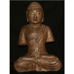 Antique Carved Stone Buddha,