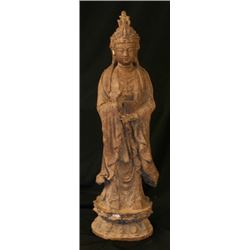 Standing Buddha, Cast Iron,