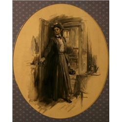 Frederick Coffay Yohn (1875-1933), Watercolor,