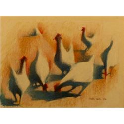 Walter Hook (1919-1989), Wax Pencil,