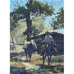 Harold I. Hopkinson (1918-2000), Oil on Canvas,