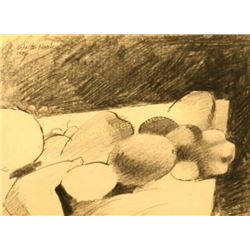 Walter Hook (1919-1989) Pencil,