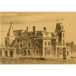 Walter Hook (1919-1989) Pencil,