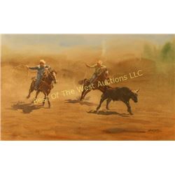 Bud Helbig, (1919-2002), Watercolor,