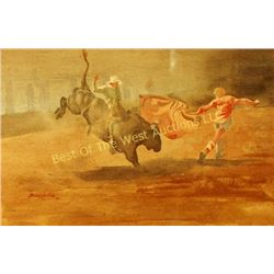Bud Helbig, (1919-2002), Watercolor,