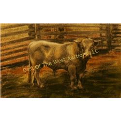 Bud Helbig, (1919-2002), Pastel,