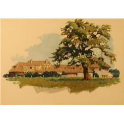Robert Meyers, (1919-1970),  Watercolor,