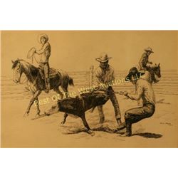 Irvin "Shorty" Shope (1900-1975), Pen and Ink,