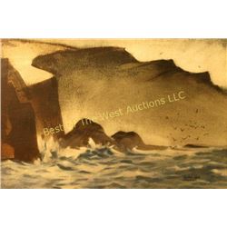 Walter Hook (1919-1989), Watercolor