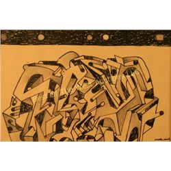 Walter Hook, (1919-1989), Pen and Ink