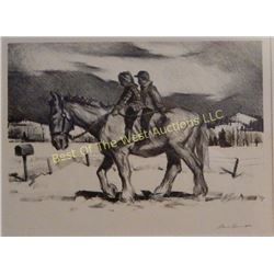 Paul Sample (1896-1974), Lithograph,