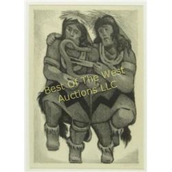 Jean Charlot (1898-1979), Stone Lithograph,