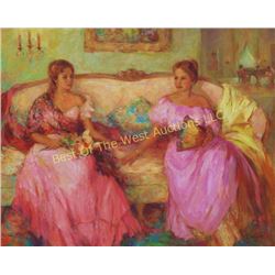 Marilyn Bendell (1921-2003), Oil on Canvas,