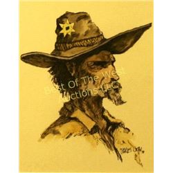 Charles Bear, Mixed Media,