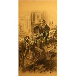 Frederick Coffay Yohn (1875-1933), Charcoal,