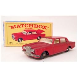 VINTAGE MATCHBOX RED ROLLS ROYCE W/ ORIGINAL BOX