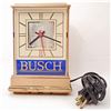 Image 1 : VINTAGE BUSH BEER ADVERTISING CLOCK