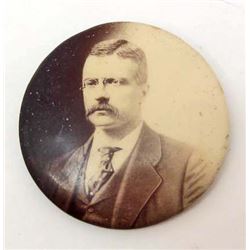 ANTIQUE ROOSEVELT POLITICAL CAMPAIGN CELLULOID PINBACK BUTTON