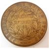 Image 4 : US PRESIDENT CHESTER A ARTHUR 1881 BRONZE TABLE MEDALLION