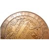 Image 7 : US PRESIDENT CHESTER A ARTHUR 1881 BRONZE TABLE MEDALLION