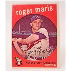 1959 TOPPS #202  ROGER MARIS BASEBALL CARD