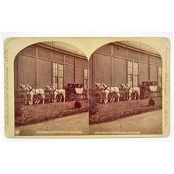 1876 STEREOVIEW PHOTO CARD AT INTERNATIONAL EXPOSITION