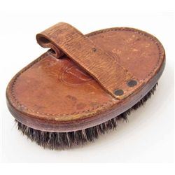 CIVIL WAR ERA US CAVALRY LEATHER HORSE BRUSH
