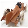 Image 2 : CAST IRON RACING CAR W/ DRIVER & MOVING PISTONS