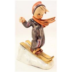 VINTAGE HUMMEL "SKIER" FIGURINE