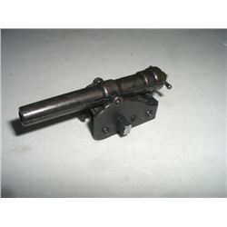 VINTAGE *EXTREMELY RARE* DIECAST TOY MOUNT SHIP CANNON NO.2 STAMPED *NO.2* IN GOOD CONDITION!!